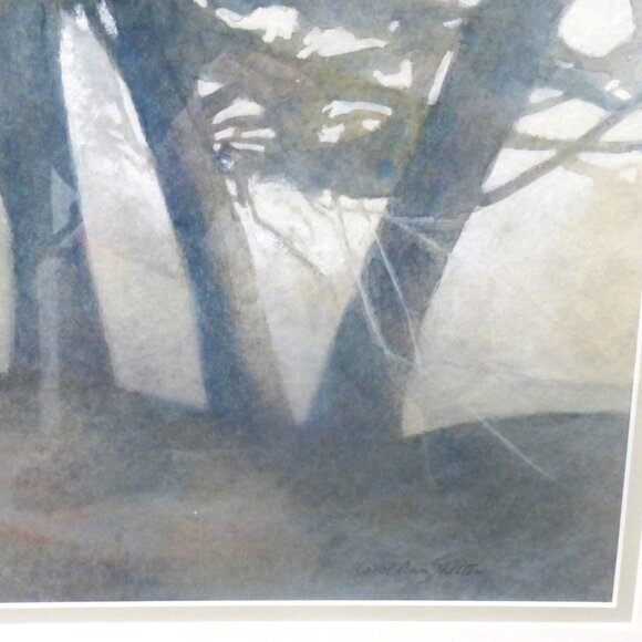 Carole Ann Shelton SIGNED PRINT Misty Morning - Picture 4 of 8